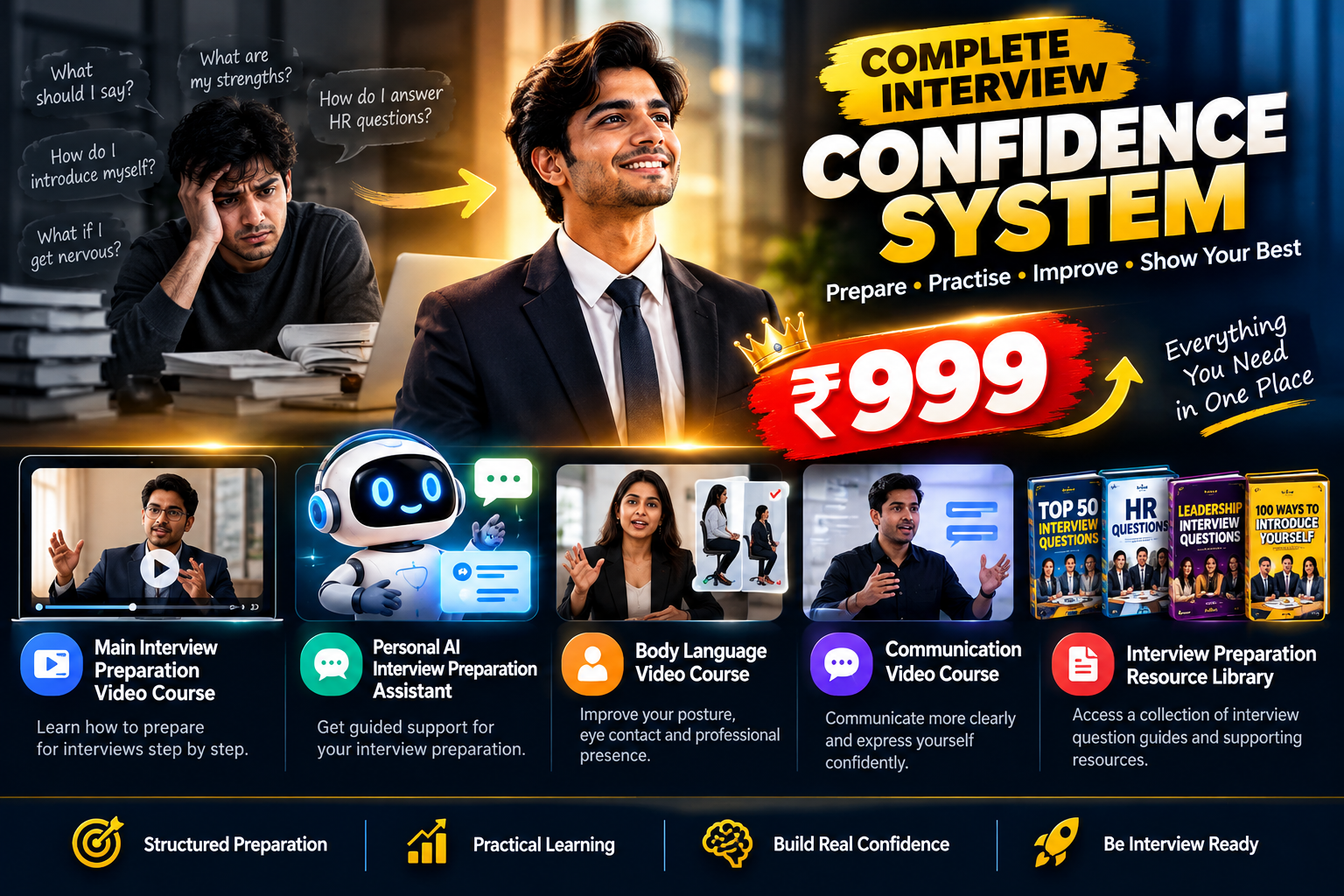 Complete Interview Confidence System plan cover