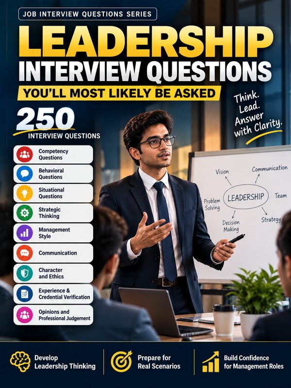 Leadership Interview Questions You'll Most Likely Be Asked