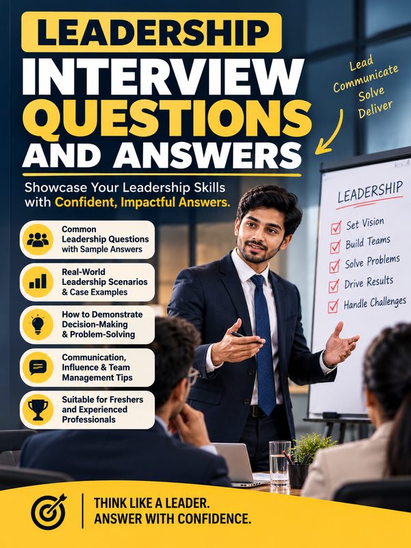 Leadership Interview Questions and Answers